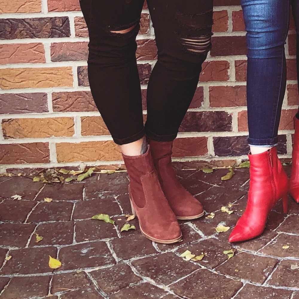 Crevo red boots